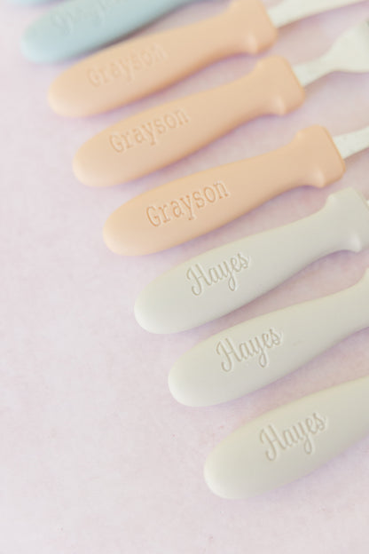 Personalized Toddler Utensils (set of 3)