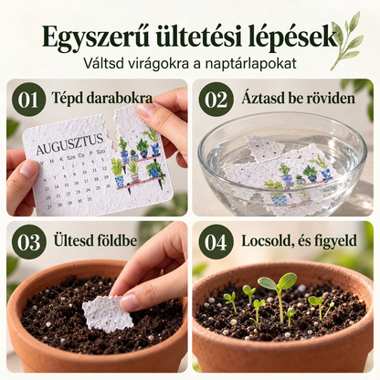 🪻 Elültethető „Timeless” magpapír naptár 2027