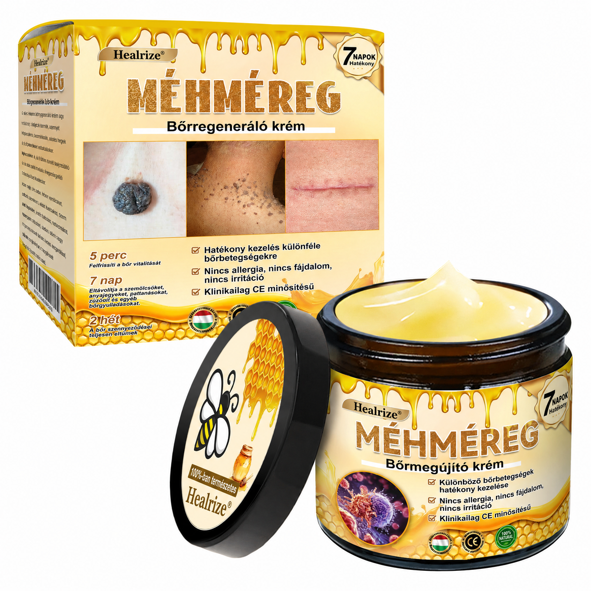 🐝🫎 𝐇𝐞𝐚𝐥𝐫𝐢𝐳𝐞® Méhméreg Komplex Arckrém – A természetes bőrápolás új generációja hidratáltabb, simább és ragyogóbb bőrért 🌿✨