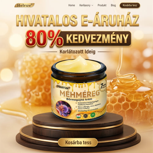 🐝🫎 𝐇𝐞𝐚𝐥𝐫𝐢𝐳𝐞® Méhméreg Komplex Arckrém – A természetes bőrápolás új generációja hidratáltabb, simább és ragyogóbb bőrért 🌿✨