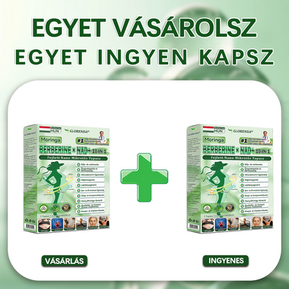 🔥 Már csak 10 csomag maradt! Most további 50% kedvezménnyel! 𝐆𝐋𝗢𝗥𝐄𝐍𝐃𝑨® Moringa · Berberin × NAD⁺ tartalmú napi támogató ápolás