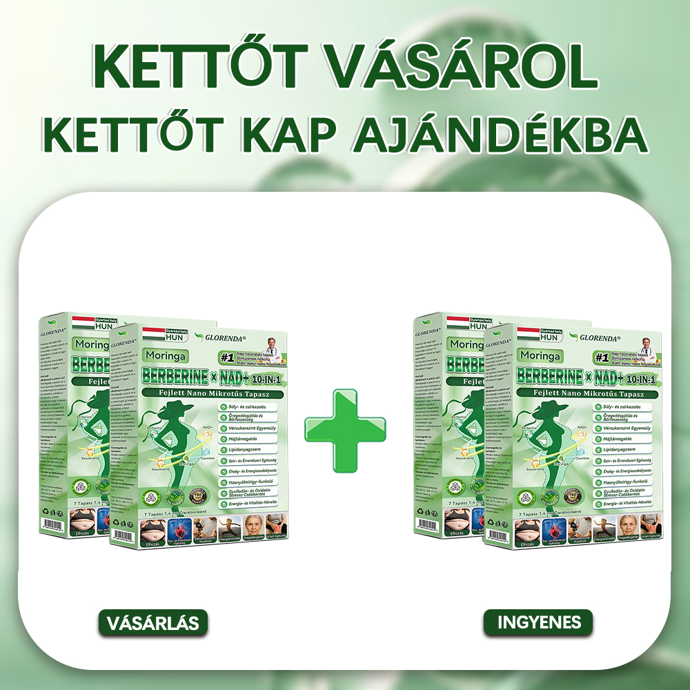 🔥 Már csak 10 csomag maradt! Most további 50% kedvezménnyel! 𝐆𝐋𝗢𝗥𝐄𝐍𝐃𝑨® Moringa · Berberin × NAD⁺ tartalmú napi támogató ápolás