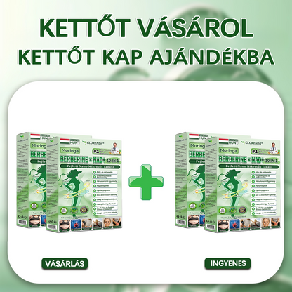 🔥 Már csak 10 csomag maradt! Most további 50% kedvezménnyel! 𝐆𝐋𝗢𝗥𝐄𝐍𝐃𝑨® Moringa · Berberin × NAD⁺ tartalmú napi támogató ápolás