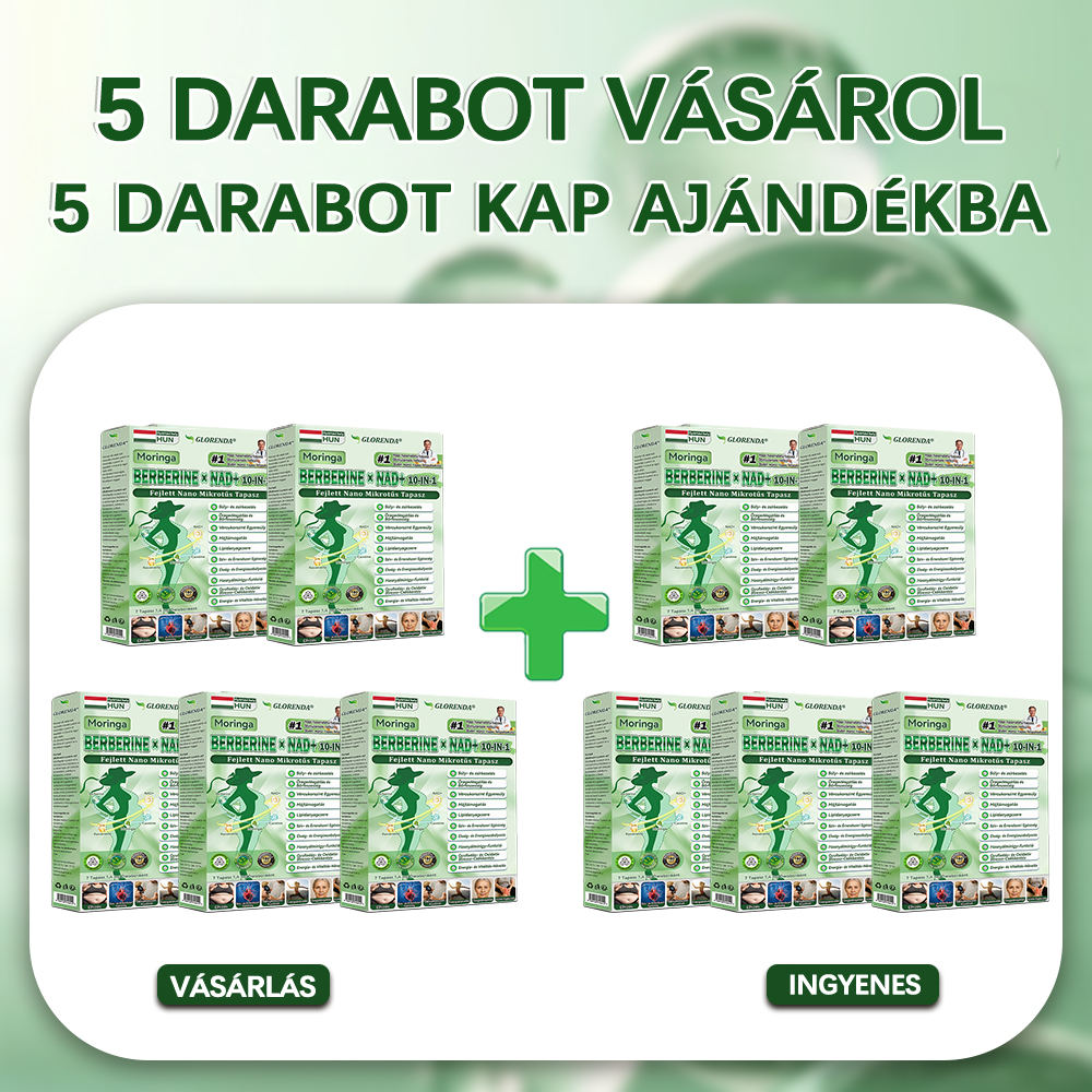 🔥 Már csak 10 csomag maradt! Most további 50% kedvezménnyel! 𝐆𝐋𝗢𝗥𝐄𝐍𝐃𝑨® Moringa · Berberin × NAD⁺ tartalmú napi támogató ápolás